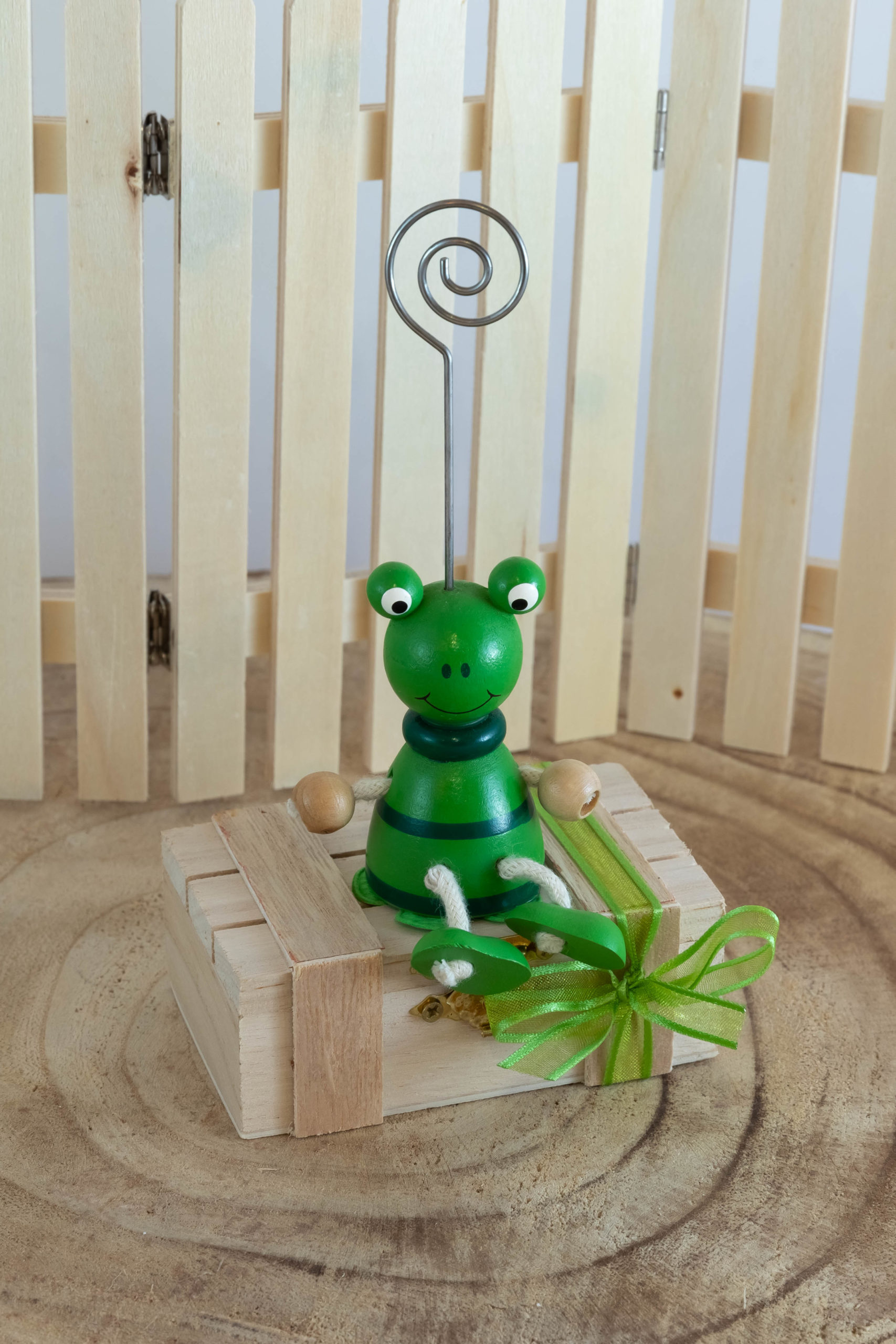 Boite en bois Grenouille Image