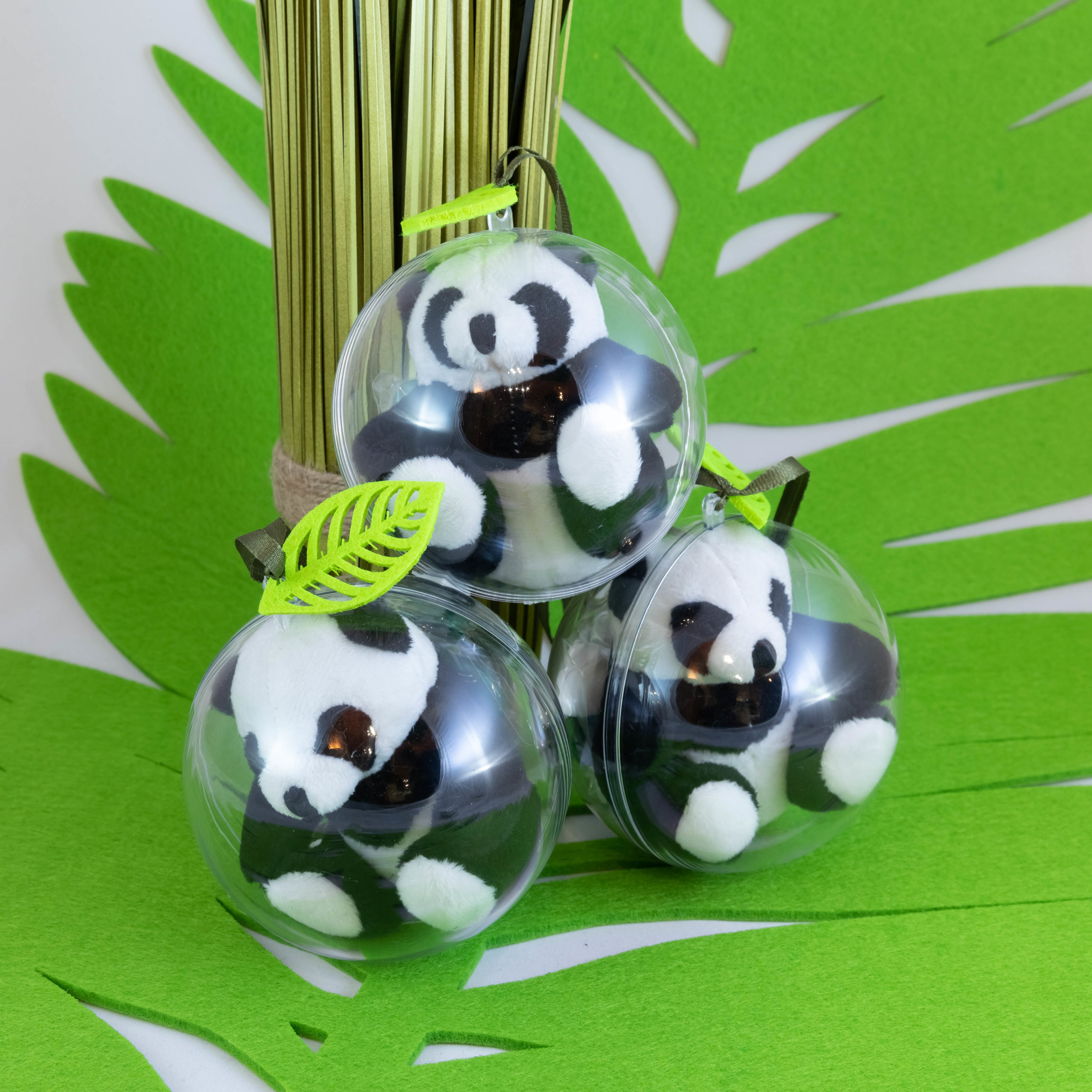 Boule peluche - Panda Image